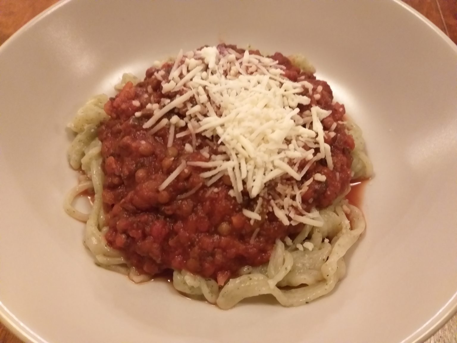 Sauce tomates aux lentilles Veganitude